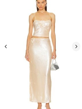 REVOLVE LOVERS AND FRIENDS X BRIDGET LILIUM SEQUINS SKIRT